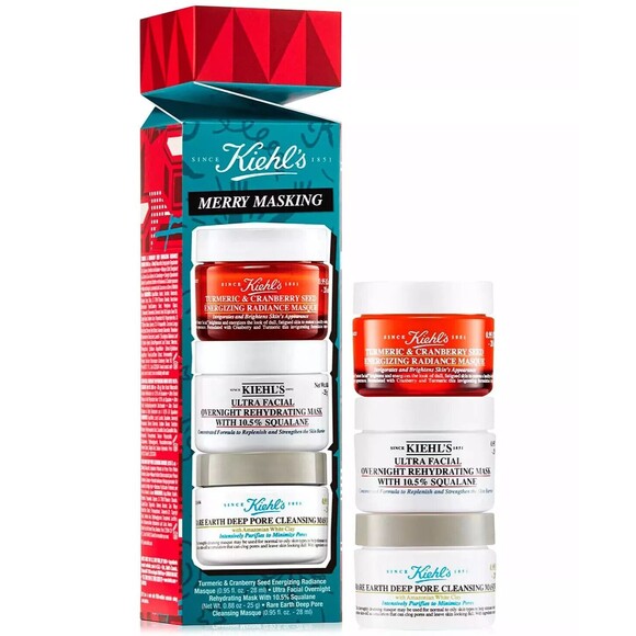 Kiehl's Merry Masking Set Hydrating Brightening & Pore Purifying Minimizing Mask - Picture 1 of 6